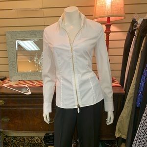 Escada zip blouse gently used